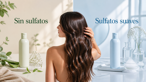 Champú sin sulfatos vs champú con sulfatos suaves: ¿cuál es la diferencia real?