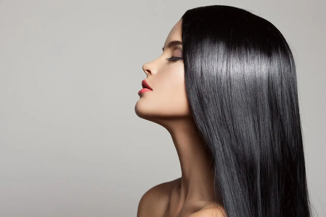 Beautiful Brunette Girl. Healthy Long Hair.