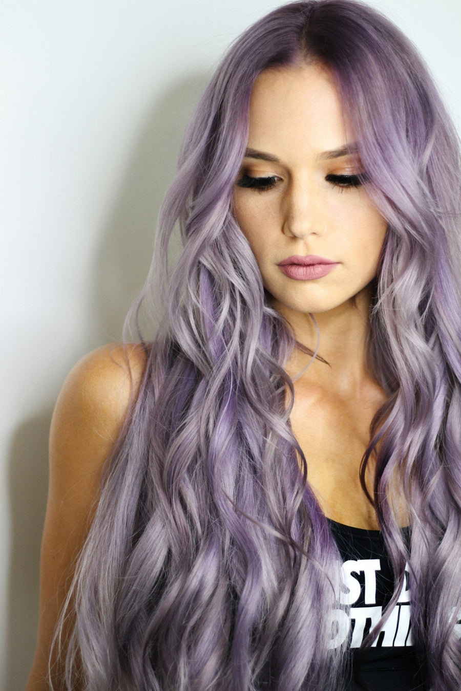 Cabello largo con extensiones cuidado con champú sin sulfatos