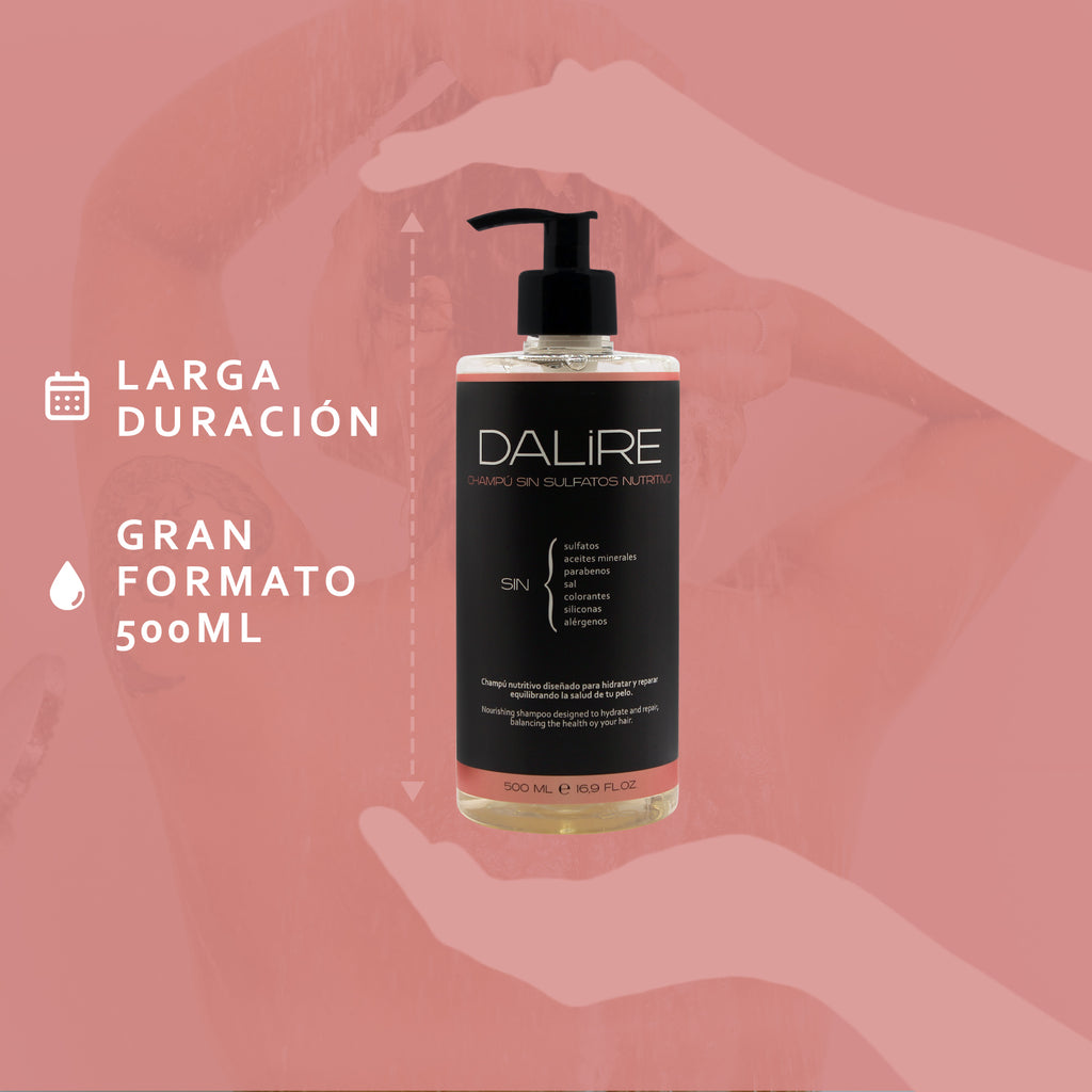 Champú sin Sulfatos NUTRITIVO cabellos normales a secos - 500ml