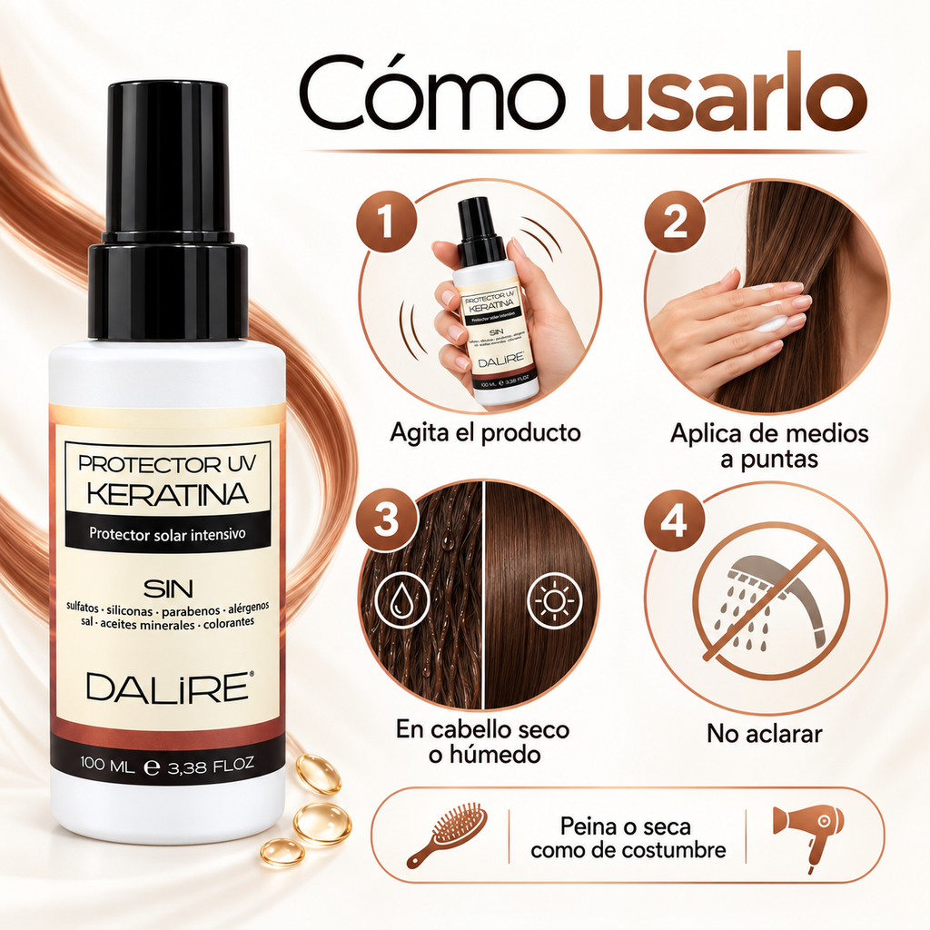 Leave-in com Queratina - 100ml