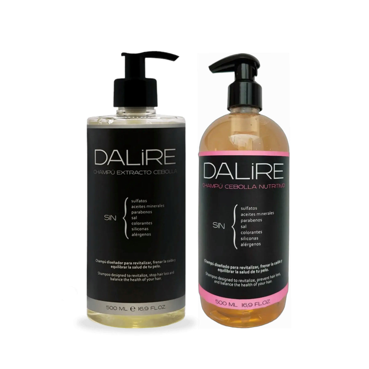 Champú Sin sulfatos Extracto CEBOLLA (cabello GRASO) - 500ml