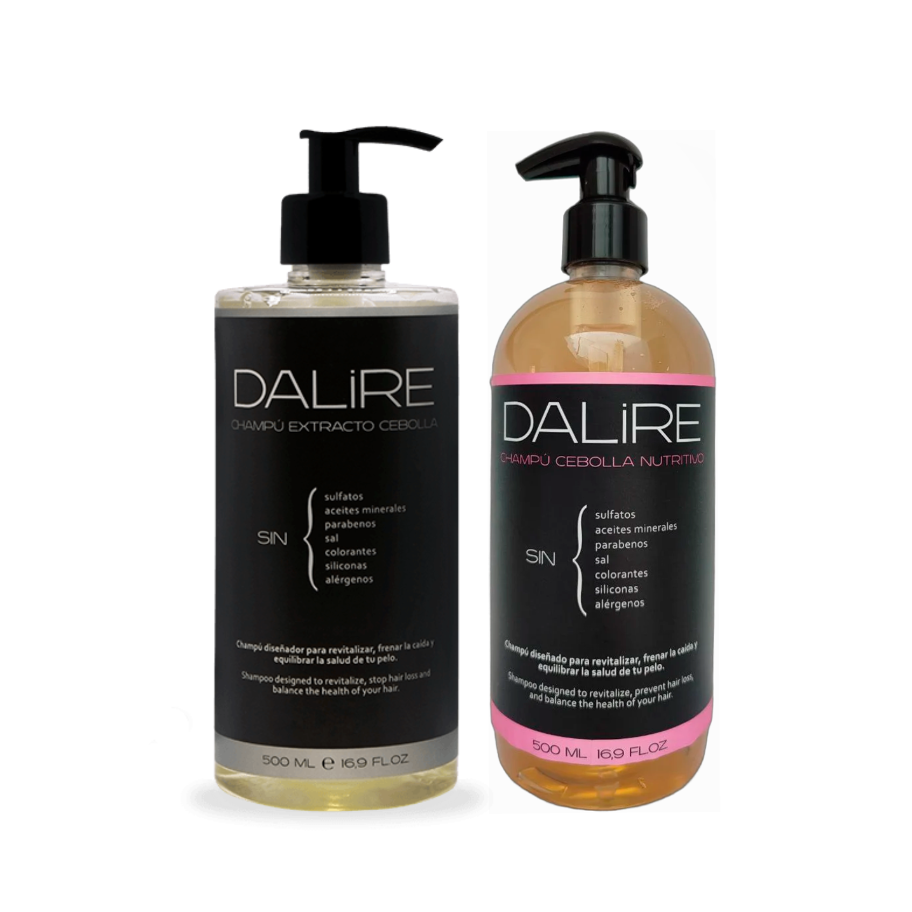 Champú Sin sulfatos Extracto CEBOLLA (cabello GRASO) - 500ml