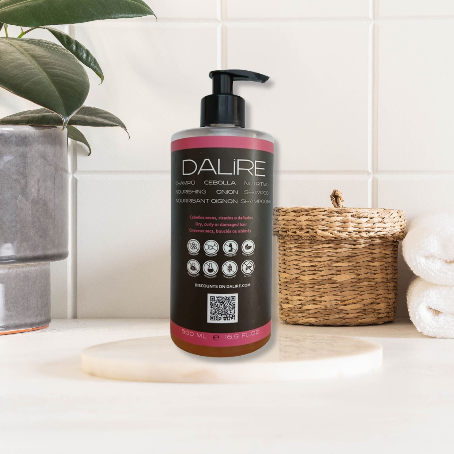 Champú Sin sulfatos NUTRITIVO Extracto CEBOLLA - 500ml