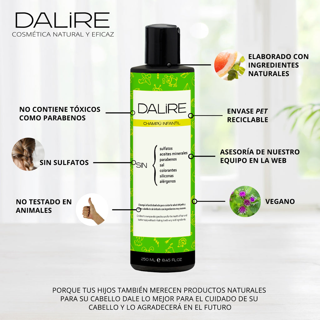 Champú infantil sin sulfatos - 250 ml