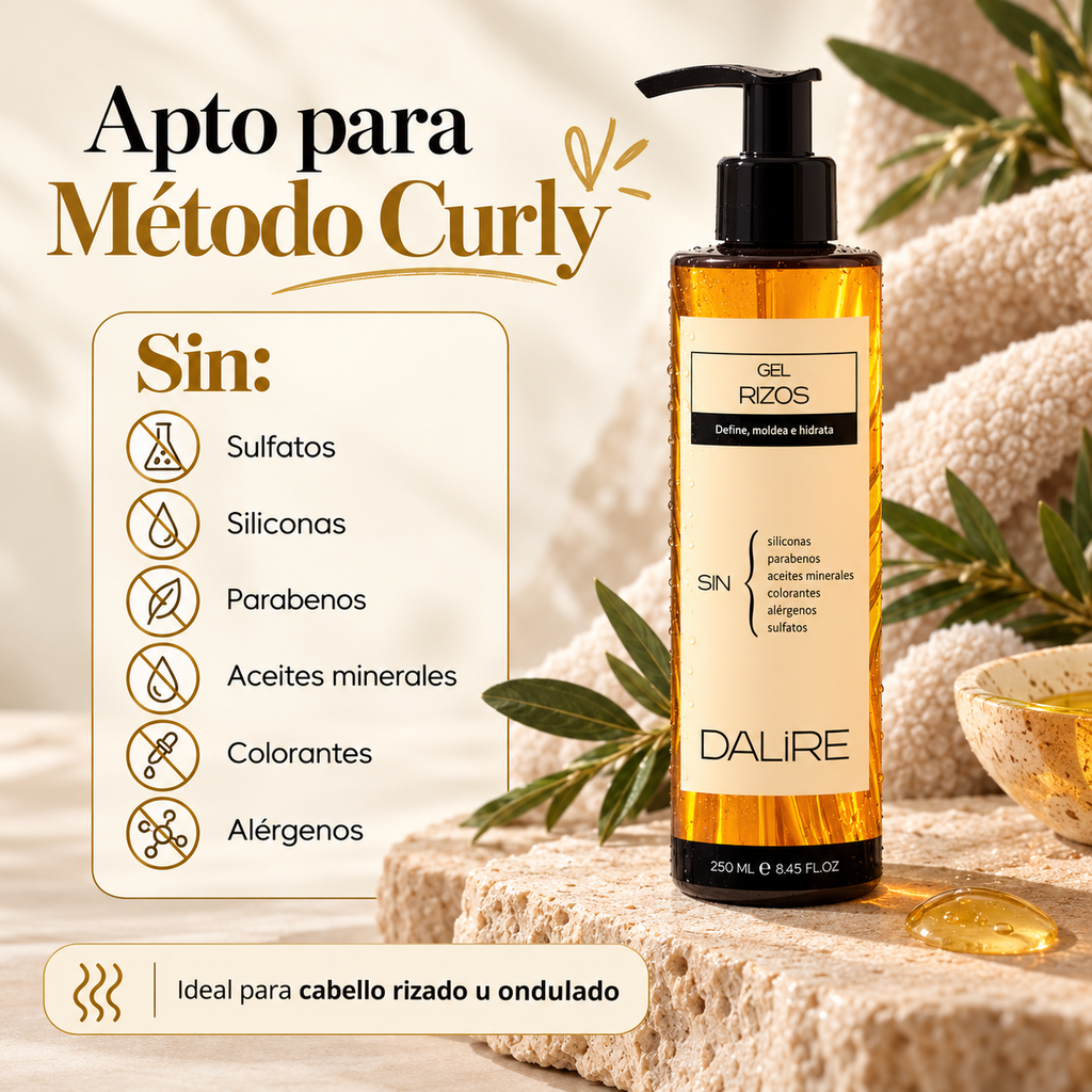 Gel Activador de Rizos sin sulfatos - 250ml