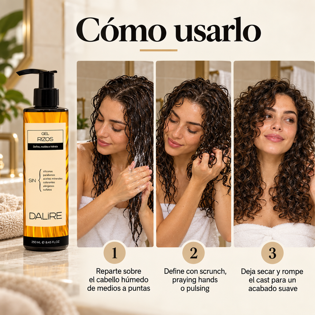 Gel Activador de Rizos sin sulfatos - 250ml