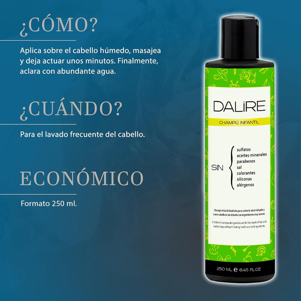 Champú infantil sin sulfatos - 250 ml