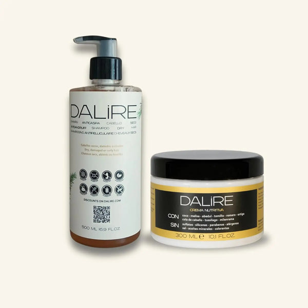 Pack Anticaspa Cabellos Normales y Secos Dalire Cosmetics